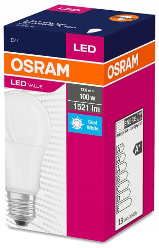E27 LED žiarovka 13W=100W 1521lm Neutrál OSRAM