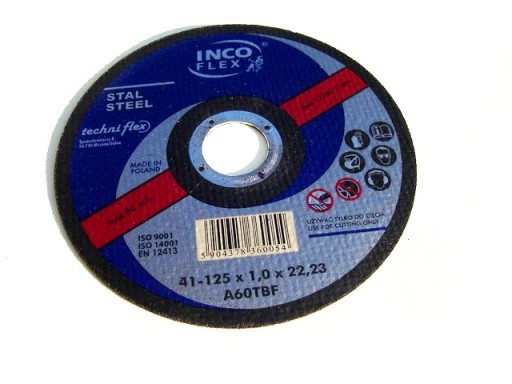 POLSKÝ INCO FLEX KOVOVÝ REZNÝ KOTÚČ 125x1 mm