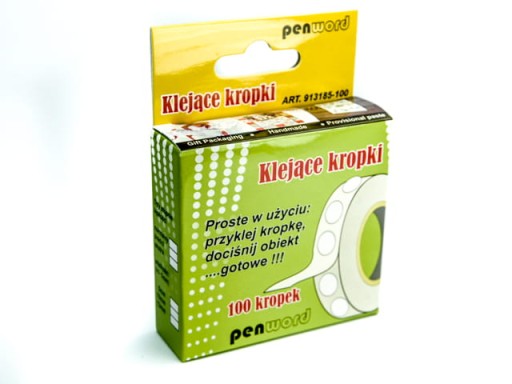 Lepiace bodky 10 mm, 100 kusov, SILNÉ, bezfarebné