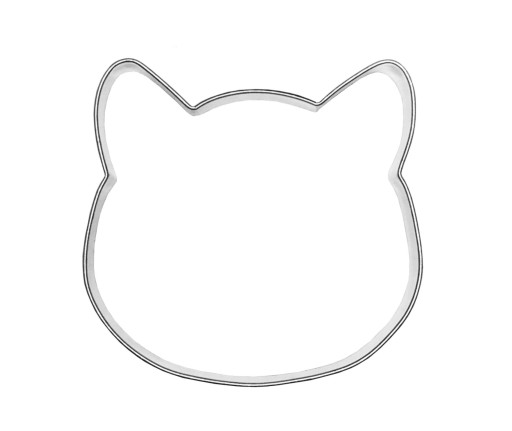 Formička CAT HEAD 6,2 cm - mačička mačiatko mačičky mačiatka