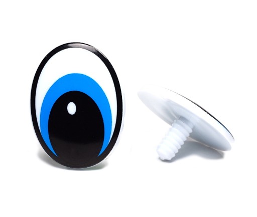 EYES BLUE ELIPSE 37x28mm EYES - SCOGS