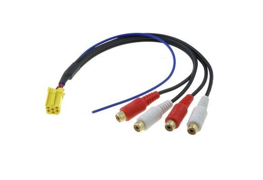 MINI ISO - RCA OUT BLAUPUNKT GRUNDIG BECKER VDO