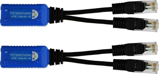 Rozbočovač Pulsar P-POE2 2xRJ45 zástrčka / 1xRJ45 zásuvka