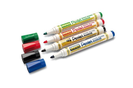 Za sucha stierateľný fix PENTEL MW85 BLACK FOR BOARDS