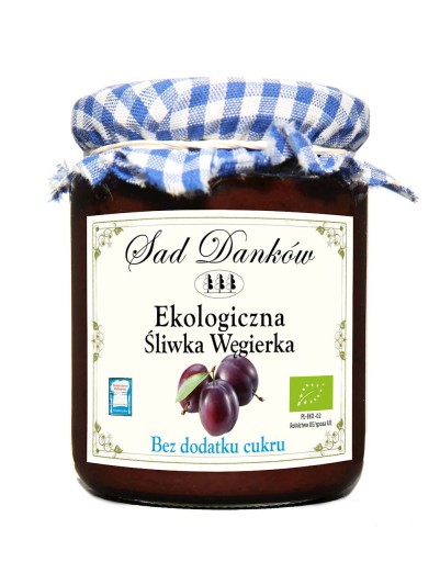 MAĎARSKÉ SLIVKY BEZ PRIDANÉHO CUKRU BIO 270 g - SMUTNÉ