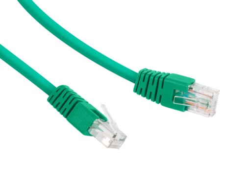 Patchcord GEMBIRD RJ45 sieťový kábel cat.5e 0,5M zelený