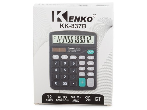 KANCELÁRSKA KALKULAČKA 12-ČÍSLA ŠKOLA PERCENTUÁLNE VEĽKÉ PRESNÉ