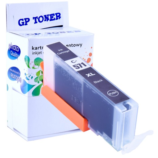 Atrament pre CANON Pixma MG5750 MG6850 MG7750 TS9050 8050 8040 6050 PGI-571BK