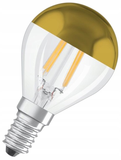 Osram LED dekoračné zlaté bublinkové zrkadlo 4W E14
