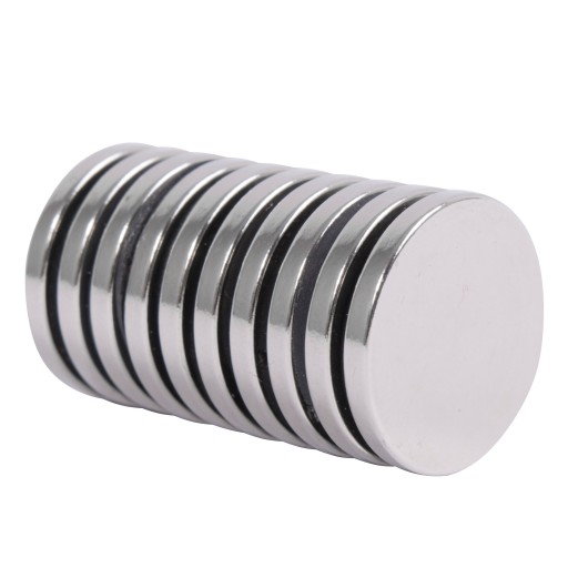 NEODYMOVÝ MAGNET 20x3 mm CYLINCAL Nosnosť: ~4,3kg
