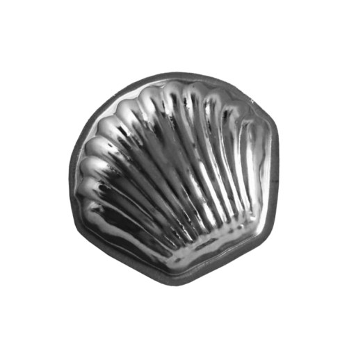 Formičky na škrupiny, malé, 3,4 cm - na madeleine, 10 ks.