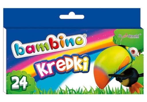 Bambino pastelky 24 farieb vyrobené z kaolínovej hliny