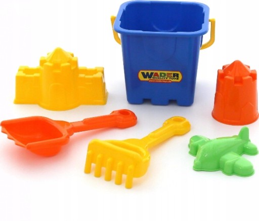 WADER BUCKET TOYS MOLD HRAD DO PIESKU 6 ks