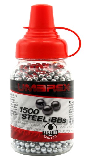 Umarex BBs OCELOVÉ GULIČKY DO STRIEBORNEJ VZDUCHOVKY 4,5 mm 1500 ks.