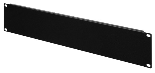 Kryt pre RACK 19'' 2U skrine, čierny STALFLEX