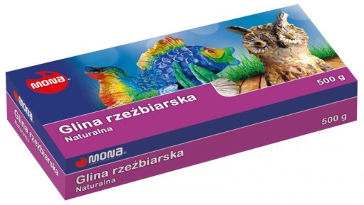 Prírodná sochárska hlina 500g Mona