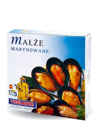 Marinované pikantné mušle 115g španiel