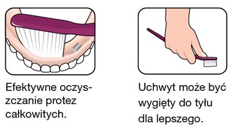 TEPE Denture Care kefka na zubné protézy 1 ks.