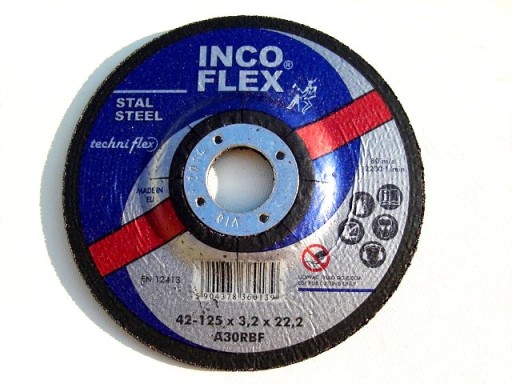 REZNÝ KOTÚČ LESKÉHO KOVU INCO FLEX 125x3,2