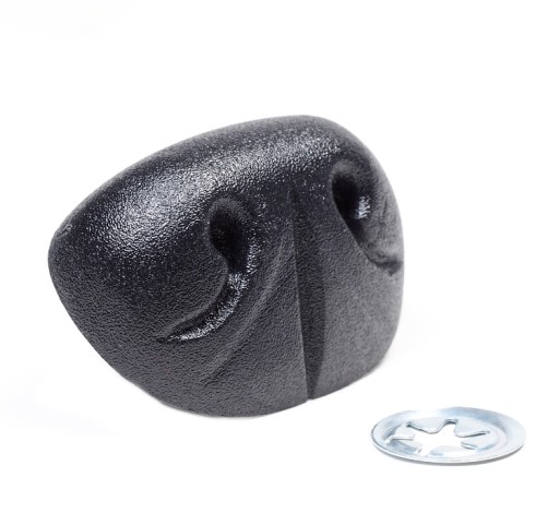 PLASTOVÝ NOS, ČIERNY MEDVEĎ, 45x31mm, TELOVÝ NOS