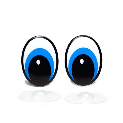 EYES BLUE ELIPSE 37x28mm EYES - SCOGS