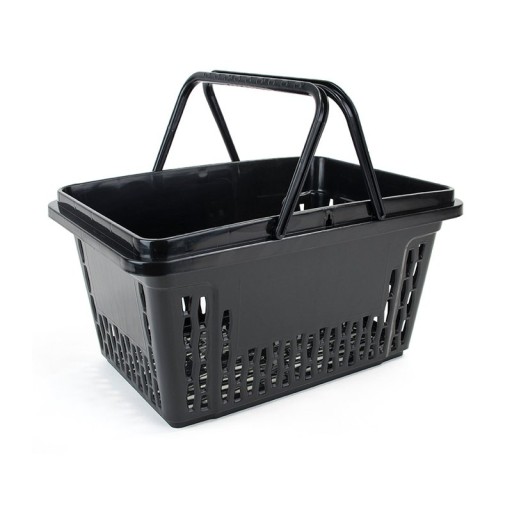 Nákupné košíky košíky nákupný košík Čierny 20L