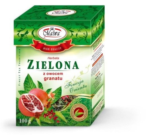 ZELENÝ ČAJ S GRANÁTOVÝM JABLKOM 100 gramov SLEH
