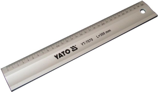 Hliníkové pravítko / Pravítko 300mm YATO YT-7070