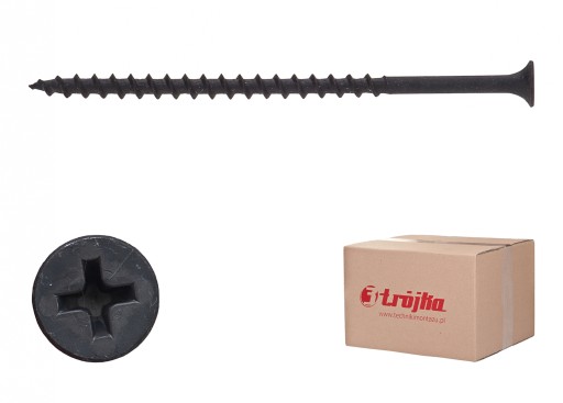 Čierne fosfátované skrutky do dreva 4,2x90 - 1kg