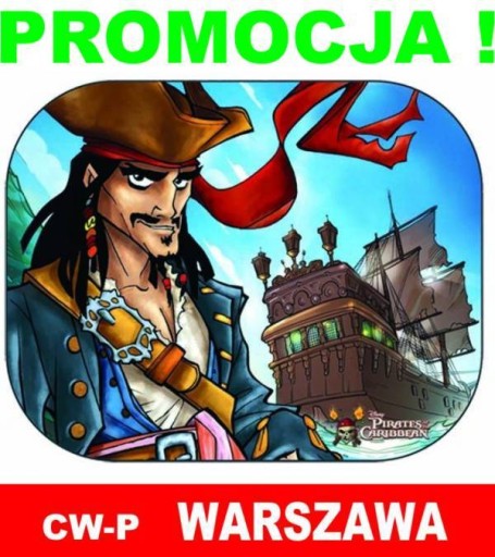 Bočné slnečné clony PIRÁTI Z KARIBIKU