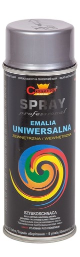 Lak na emailovú farbu v spreji Ral9006 Silver šampión