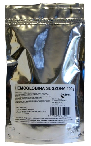 HEMOGLOBÍN DRIED krv na čierny puding 500g