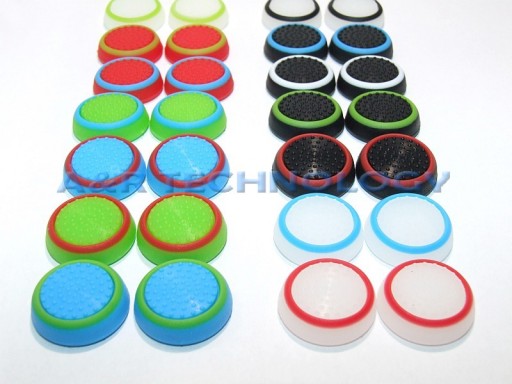 2x SILIKÓNOVÉ GUMY PRE ANALOGUE PS5 DUALSENSE 5 COLORS 2 ks.