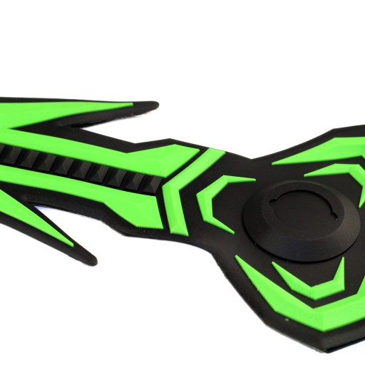 PS 3D gumený tankpad - zelený ninja Kawasaki