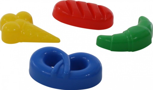 WADER PIESKOVÉ FORMY ZMRZLINOVÉ COOKIES 4 PRVKY