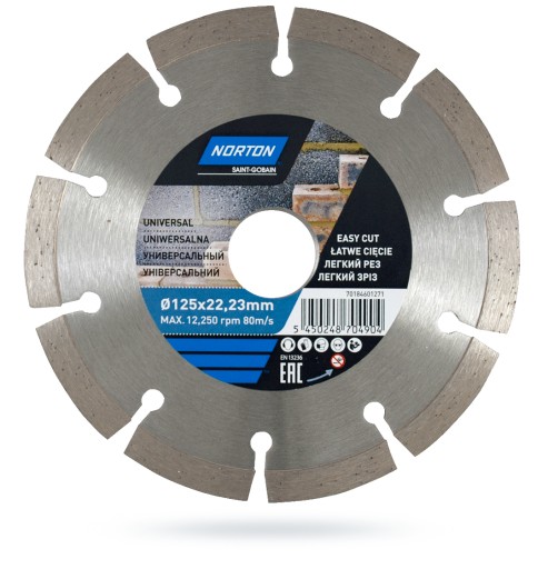 Univerzálny diamantový kotúč na betón 125mm NORTON