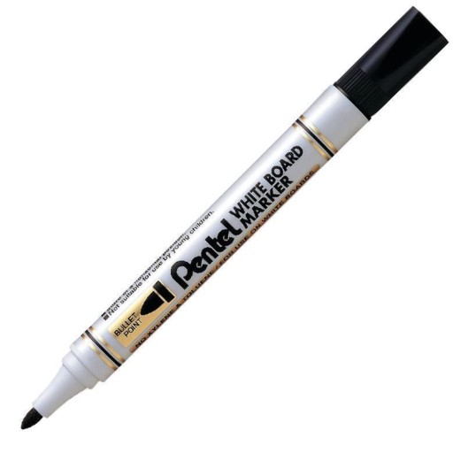 Za sucha stierateľný fix PENTEL MW85 BLACK FOR BOARDS
