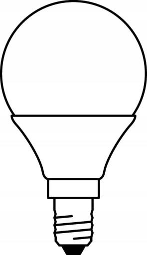 LED žiarovka E14 BALL P40 5,7W = 40W 6500K OSRAM