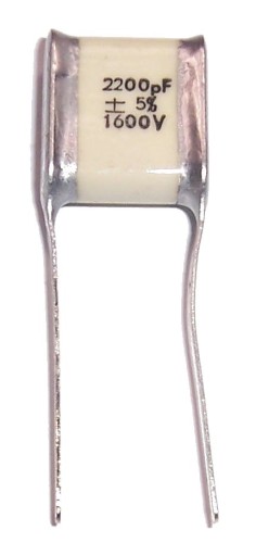 SĽUDOVÝ KONDENZÁTOR SGM-4 2.2nF = 2200pF 1600V Strieborná sľuda 2ks