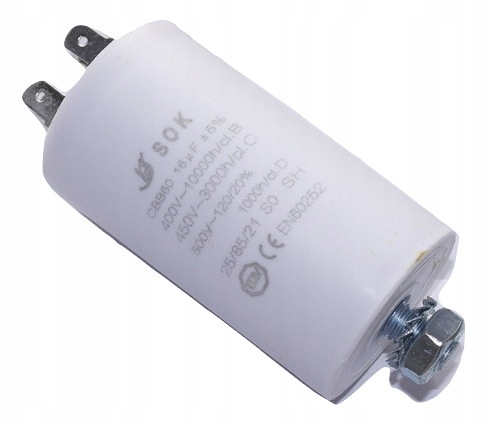 ŠTARTOVACÍ KONDENZÁTOR PRE MOTOR 16 uF 450 V