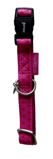ZOLUX MAC KOŽENÁ PÁSKA GOLIEROVÁ 15mm FUCHSIA