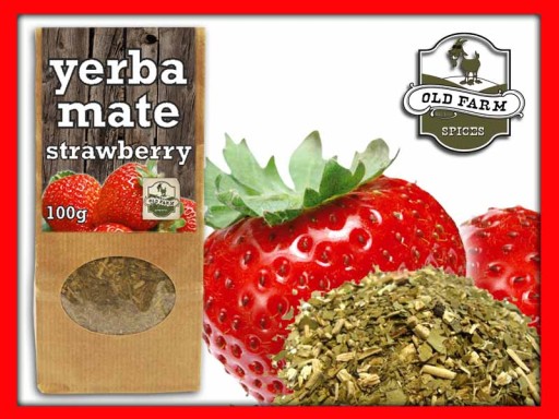 JAHODA YERBA MATE 100 G OLD FARMA NATURAL