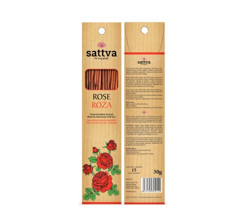 SATTVA AYURVEDA vonné tyčinky 30G ruža