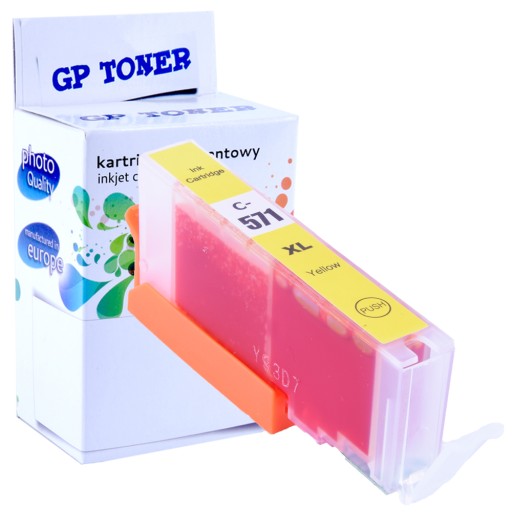 Atrament pre CANON Pixma TS5050 TS5055 TS6050 9050 8050 MG6800 6850 PGI571YXL