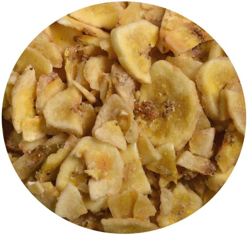 BANÁNOVÉ lupienky 500g chrumkavé müsli snack