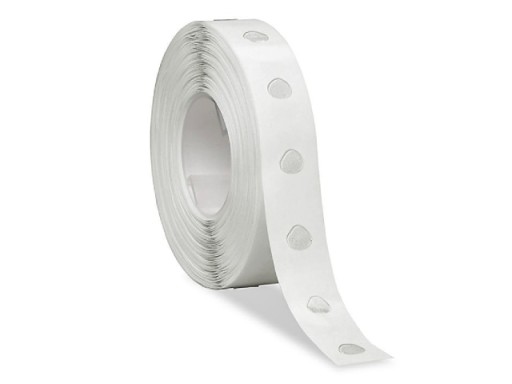 Lepiace bodky 10 mm, 100 kusov, SILNÉ, bezfarebné