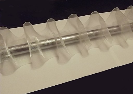TUNNEL TAPE naberanie na záclonovú tyč, 10 cm