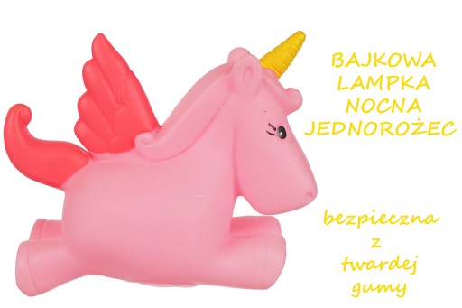 JEDNOROŽEC NOČNÁ LAMPA JEDNOROŽEC 17CM E0752 EMAJ