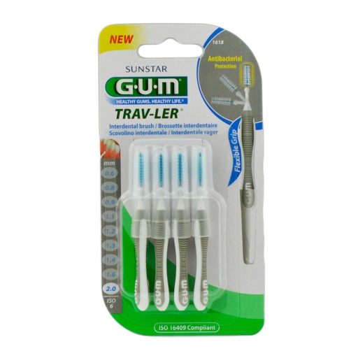 Gum Trav-Ler medzizubné kefky 2,0 Mm 4 ks