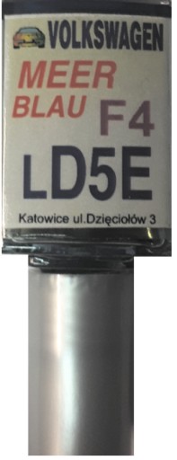 VW LD5E F4 MEERBLAU OPRAVA LAKU NA ŠKRABANINY ARA